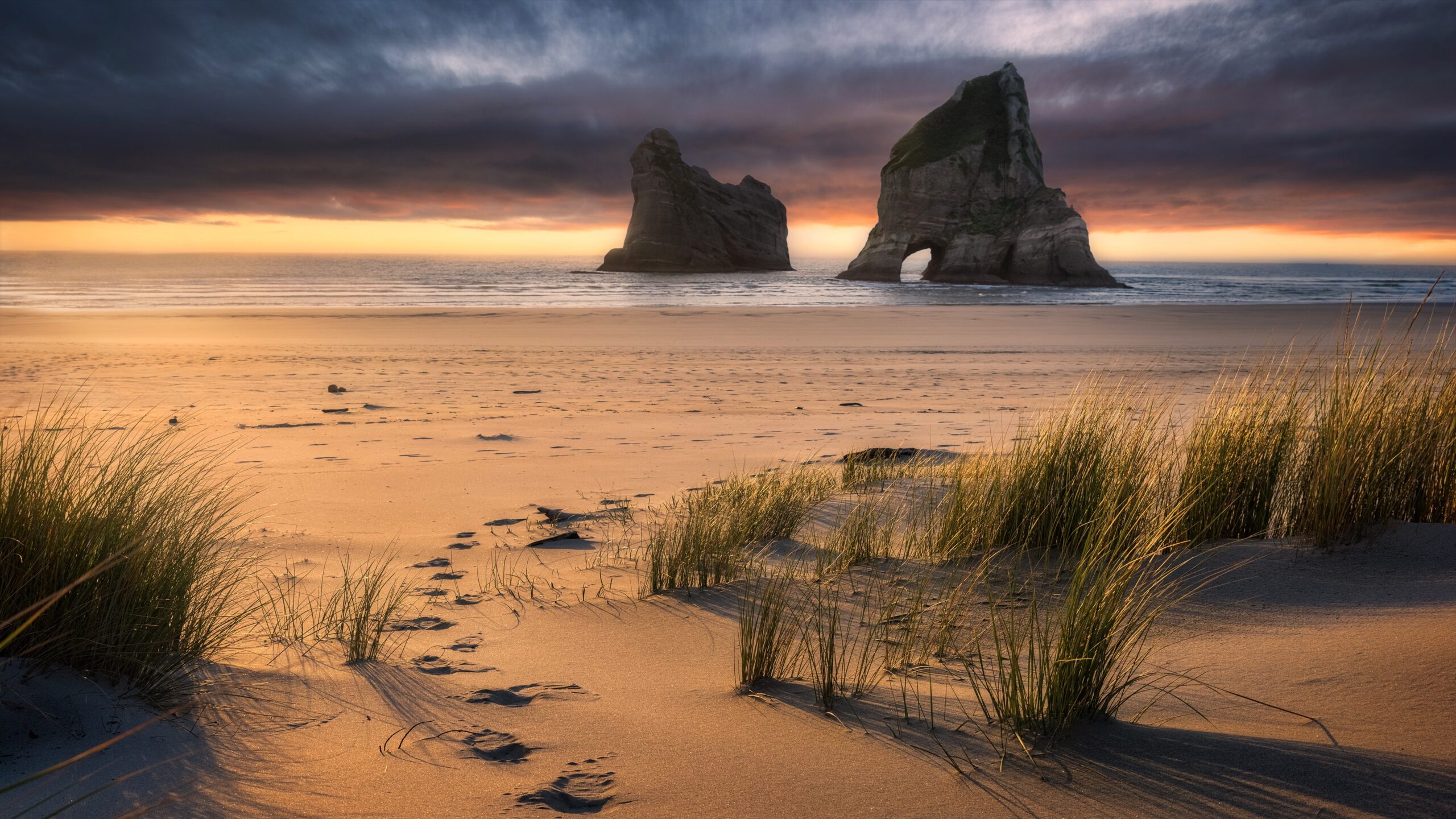 Wharariki Beach