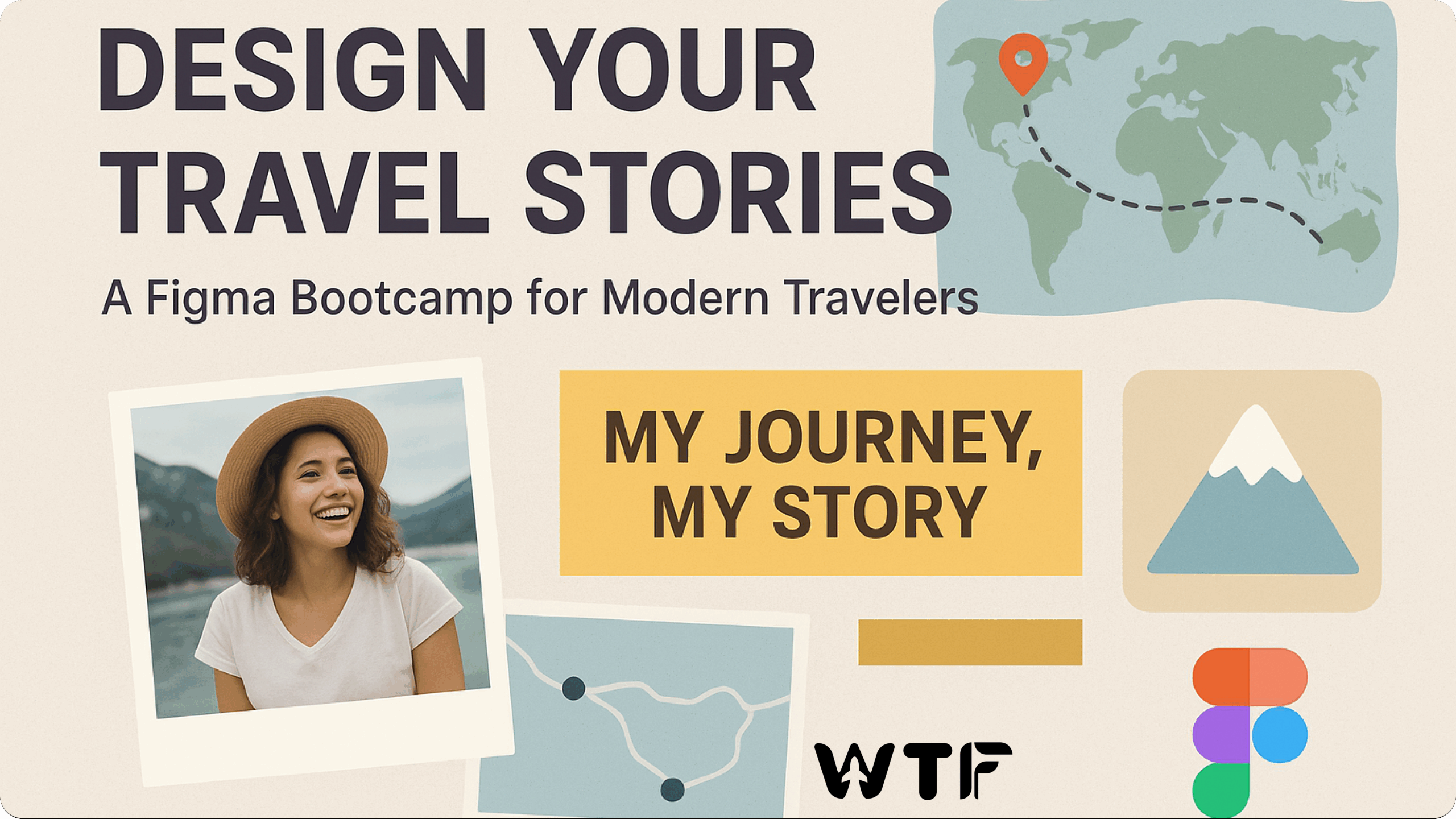 ✈️ Design Your Travel Stories: A Figma Bootcamp by Wandering Too Far
